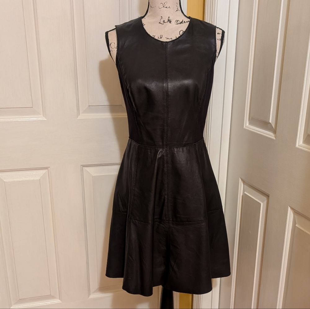 Halogen Leather Dress